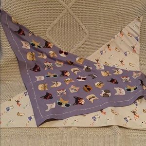 Two cat scarves